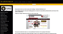 Desktop Screenshot of hardeman-outillage.com